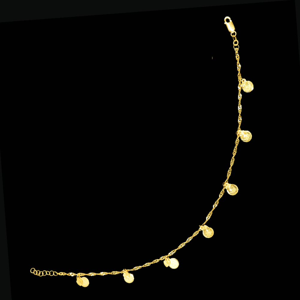 21K Gold Anklet