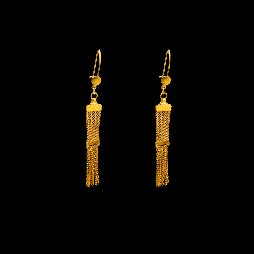 21K Gold Earrings 