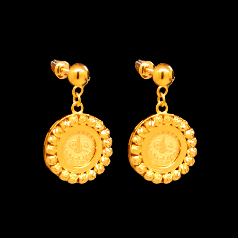 21K Gold Earrings      