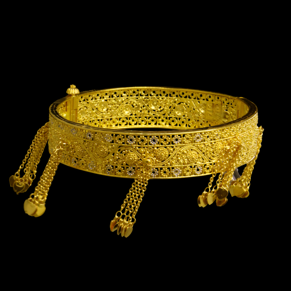 22K Gold Bangle Bracelet | SW24151