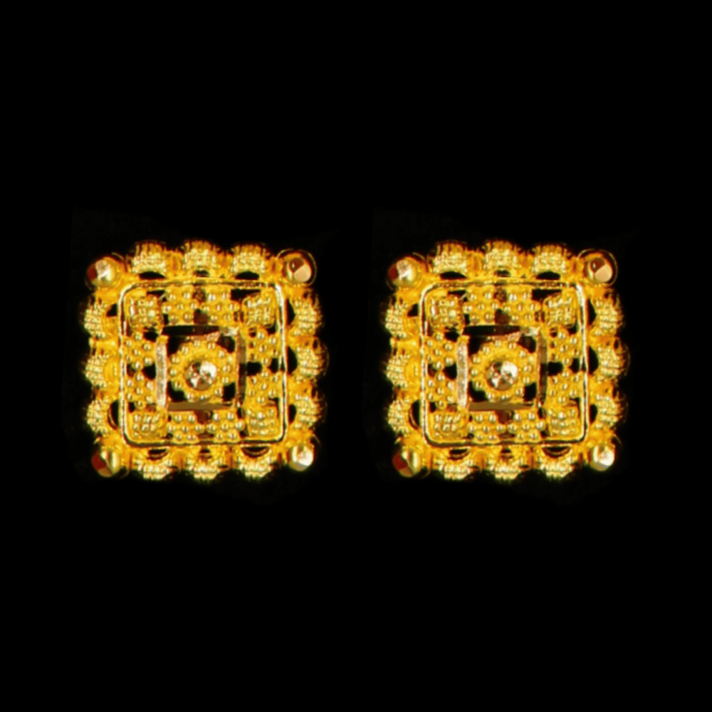 22K Gold Earrings - SW33523, style SW33523