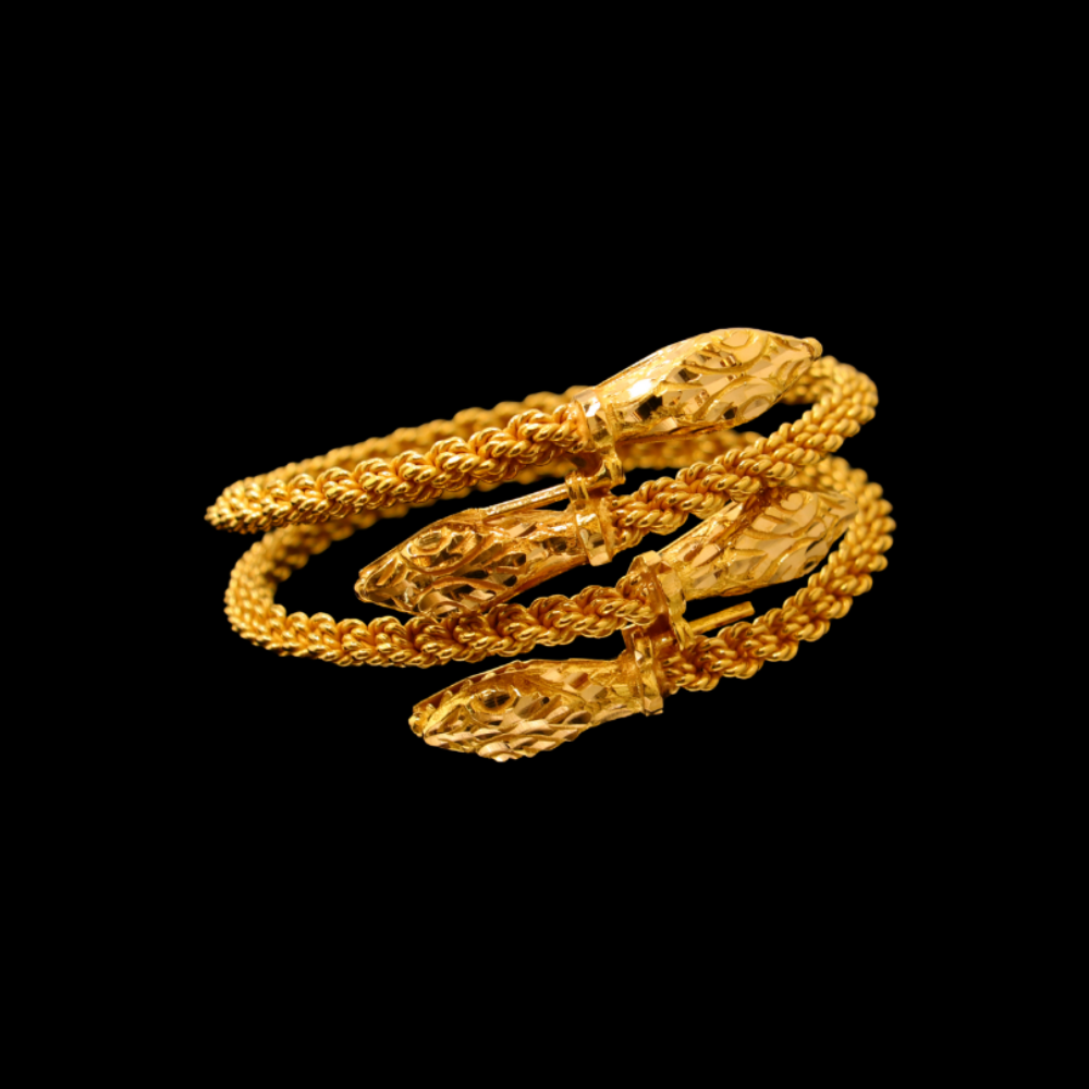 21k Gold Bangle Bracelet 