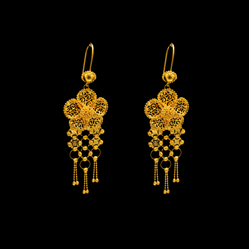 21K Gold Earrings  