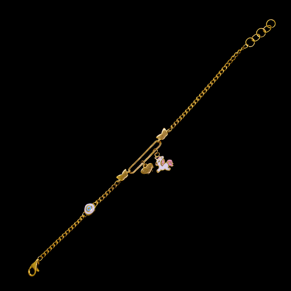 21K Gold Baby Bracelet