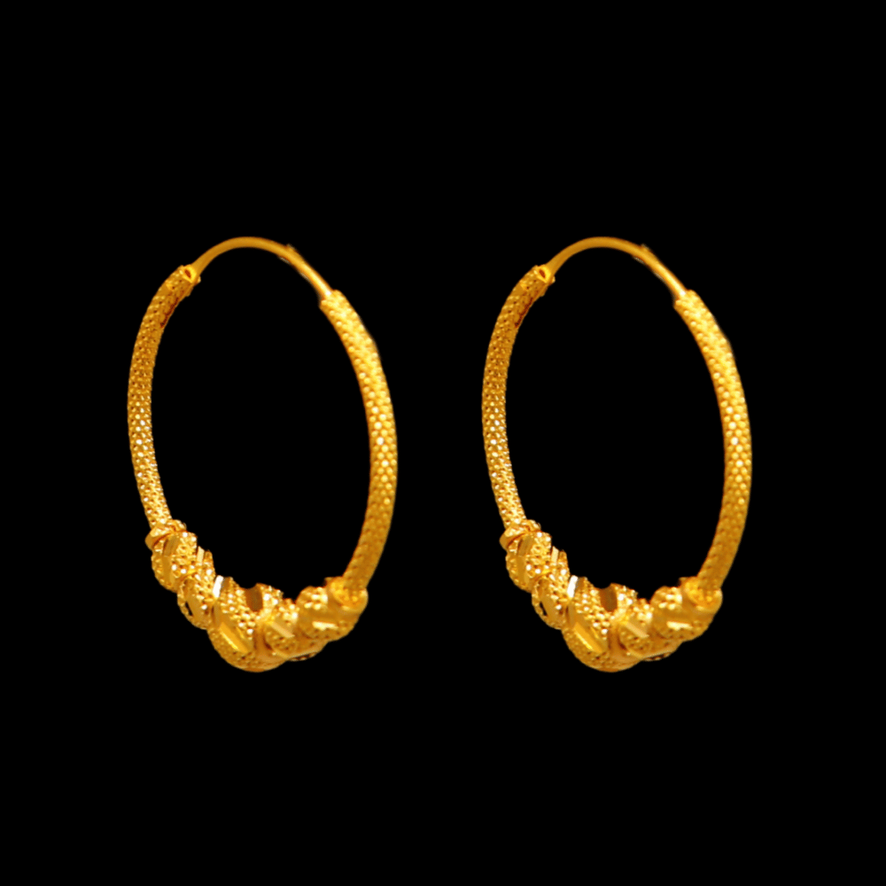 22K Gold Earrings        
