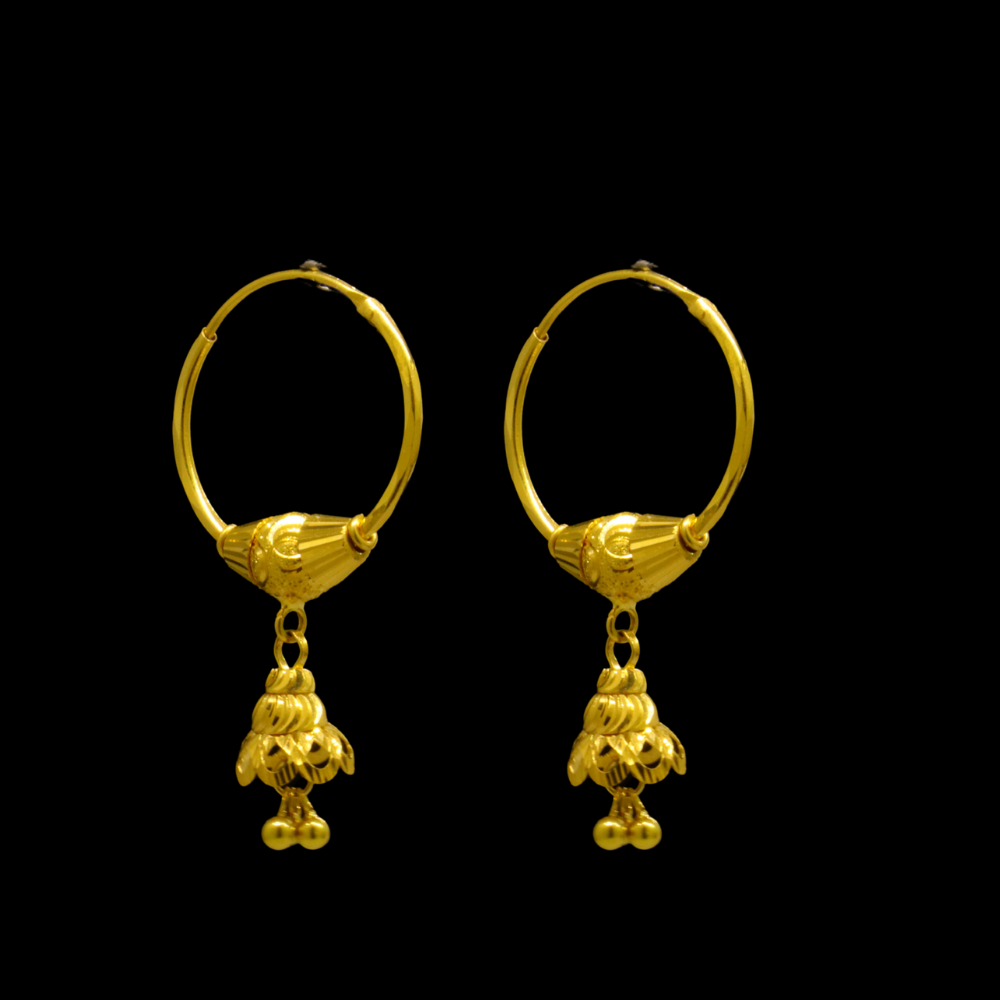 21K Gold Earrings