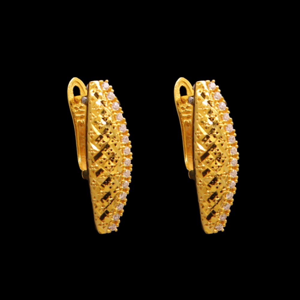 21K Gold Earrings   