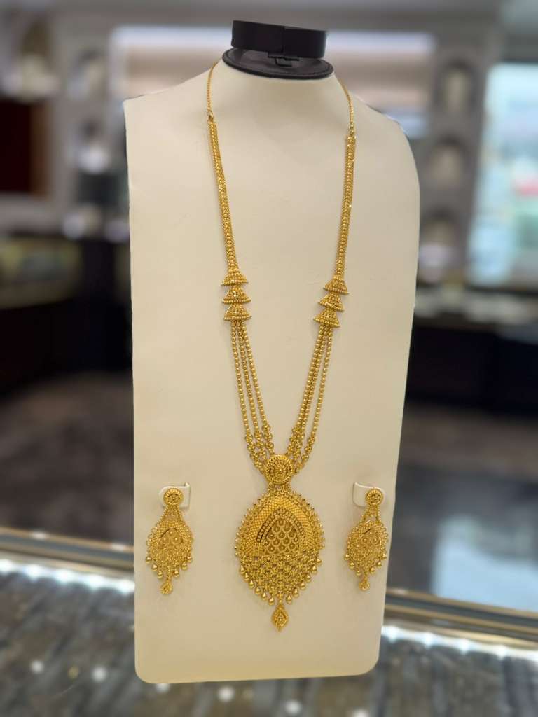 22K Gold Necklace Set 