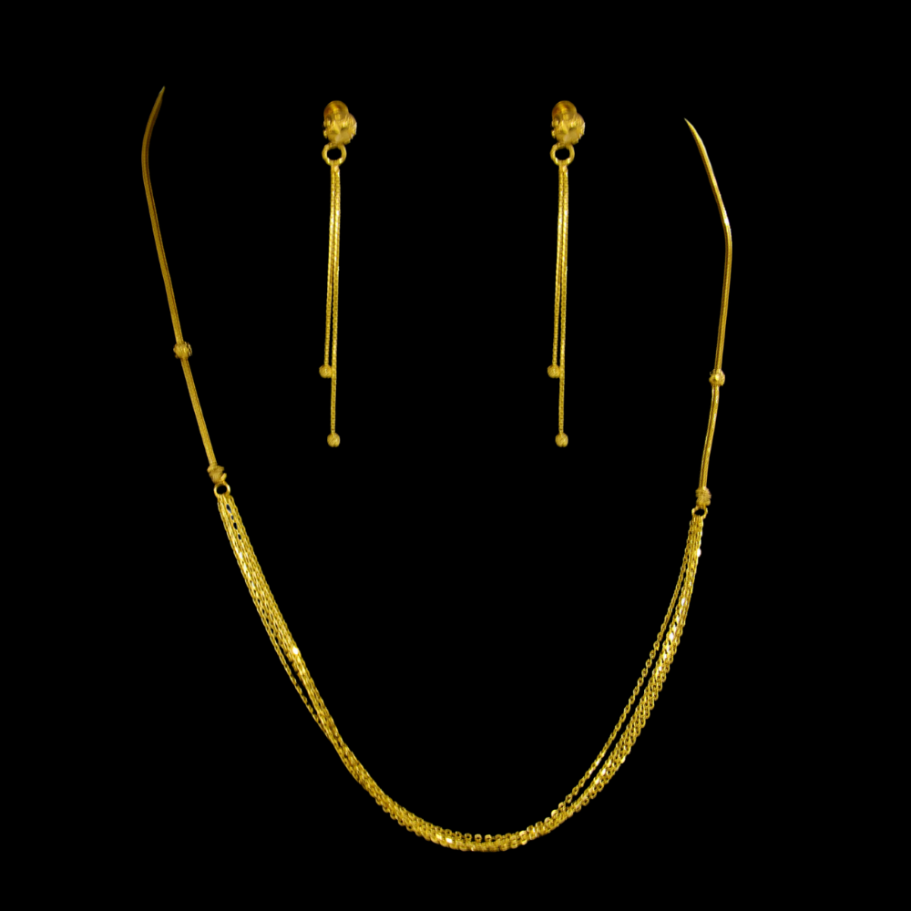 22K Gold Necklace Set
