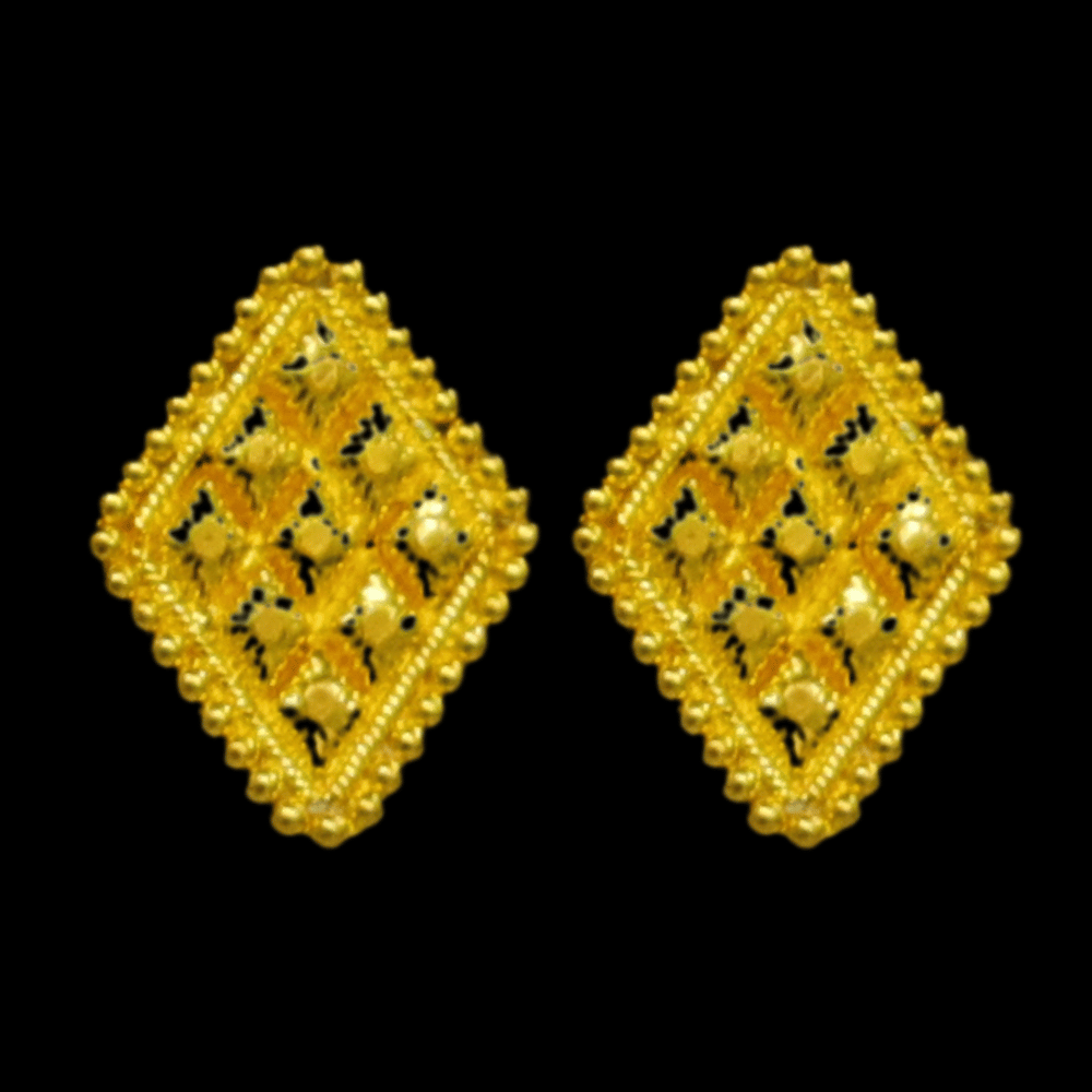 22K Gold Earrings 