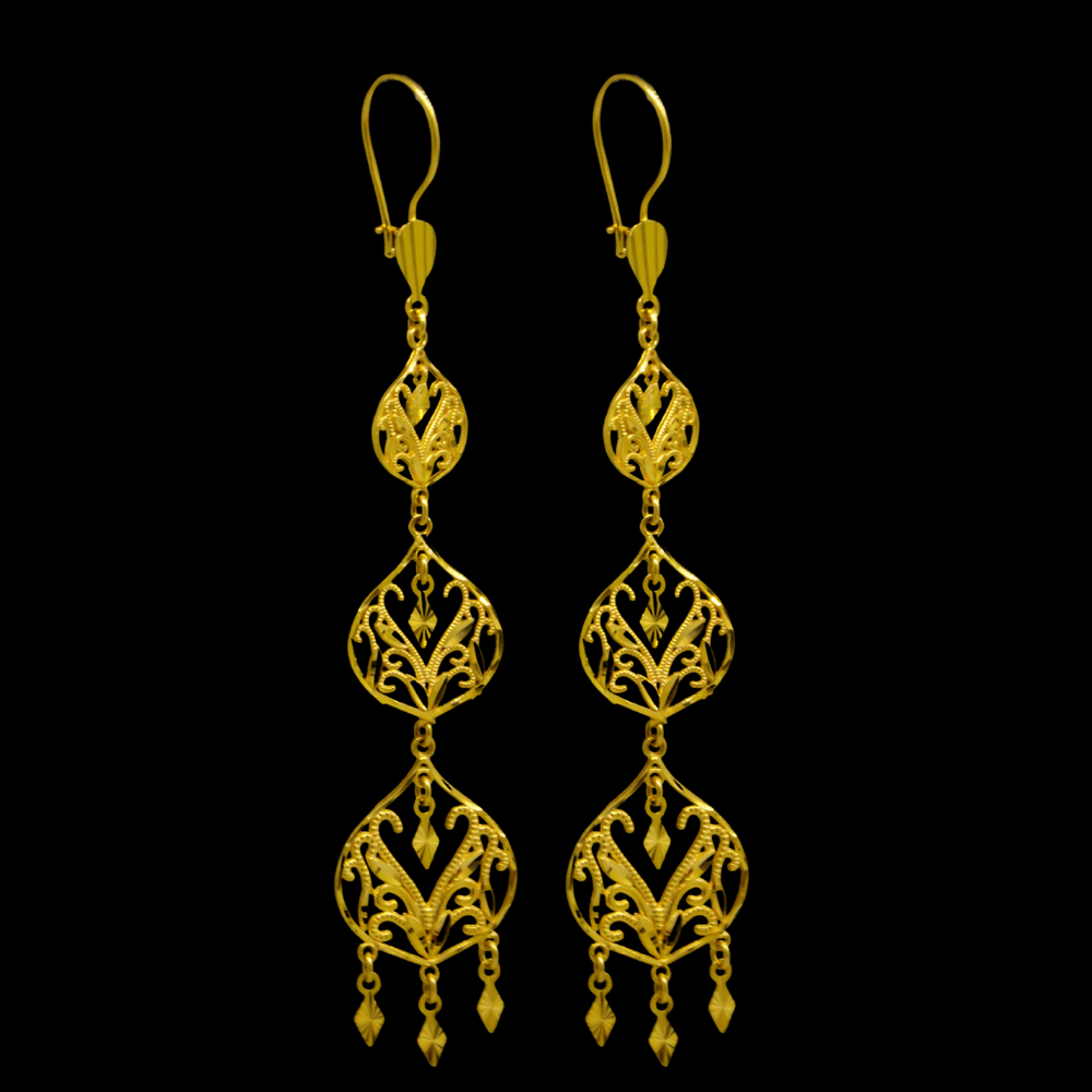 21K Gold Earrings