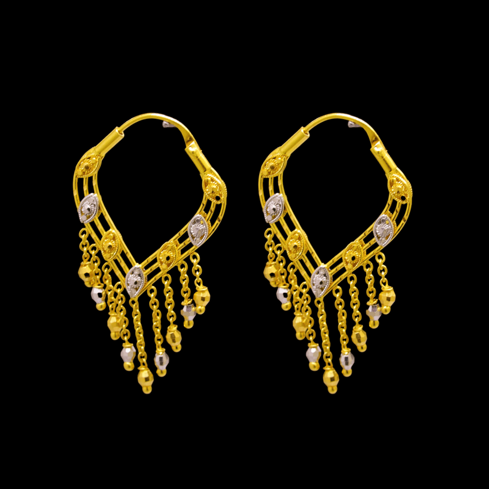 22K Gold Earrings   