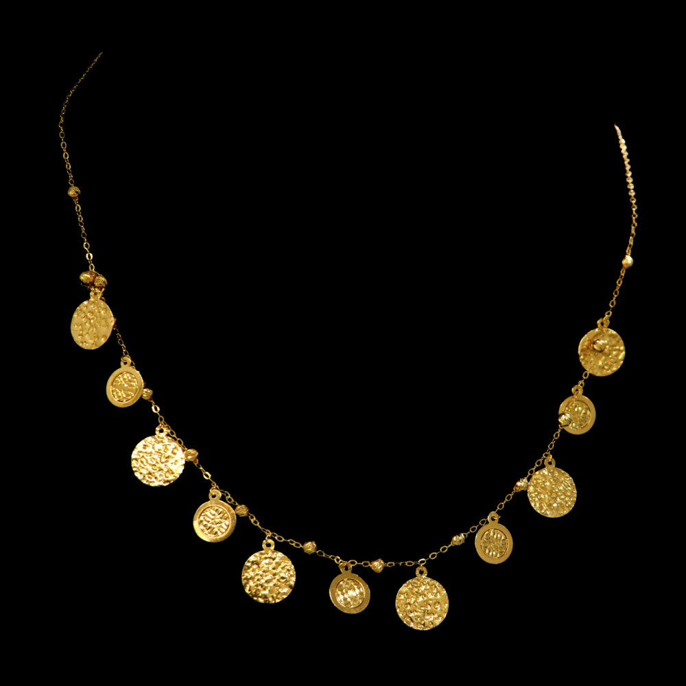 21K Gold Long Necklace - SW33569, style SW33569
