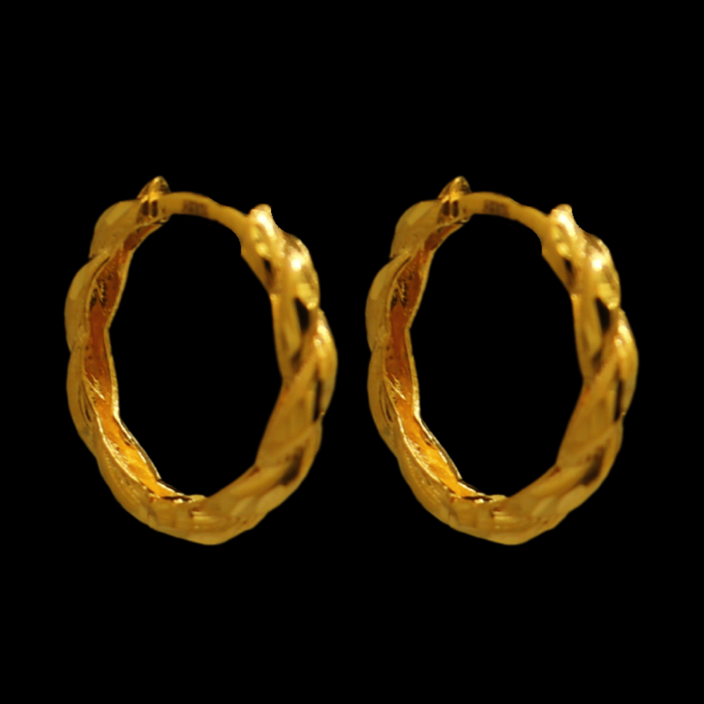 21K Gold Earrings     