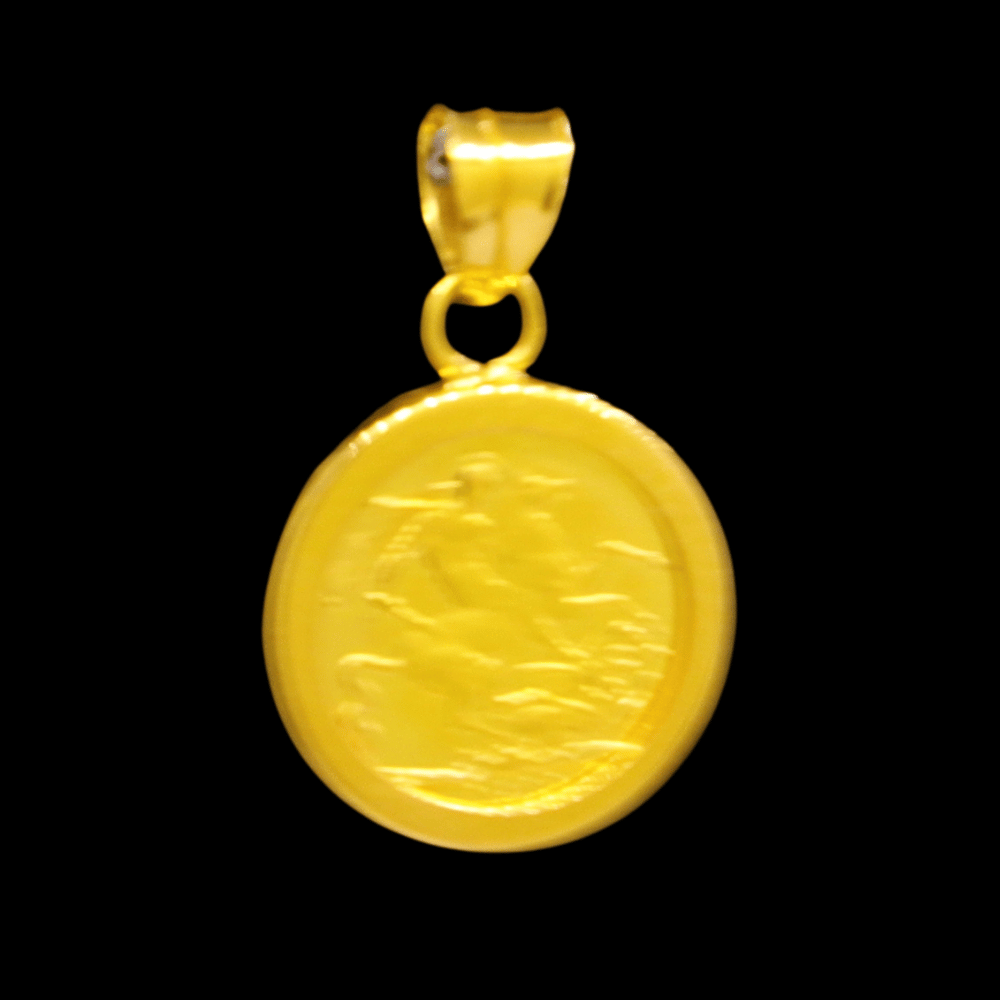 21K Gold Pendant 