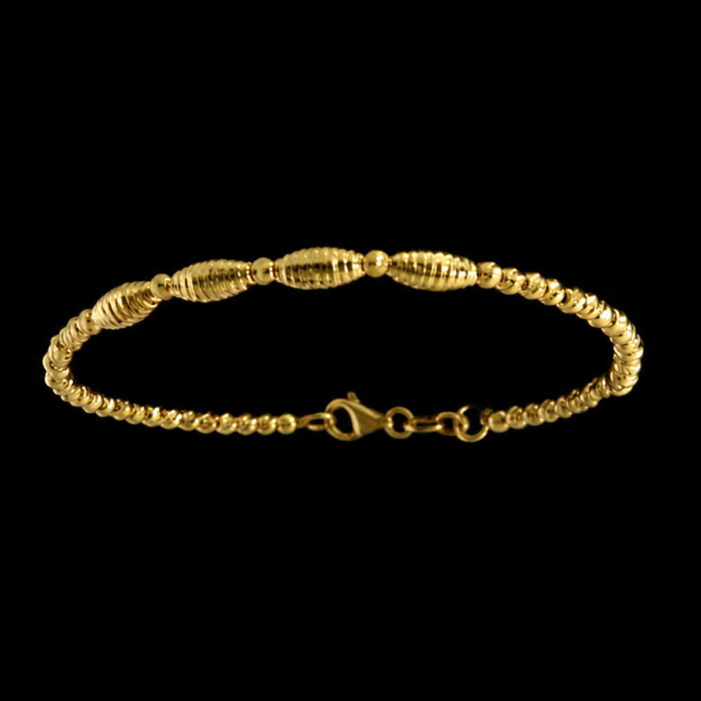 18K Gold Bangle  Bracelet 