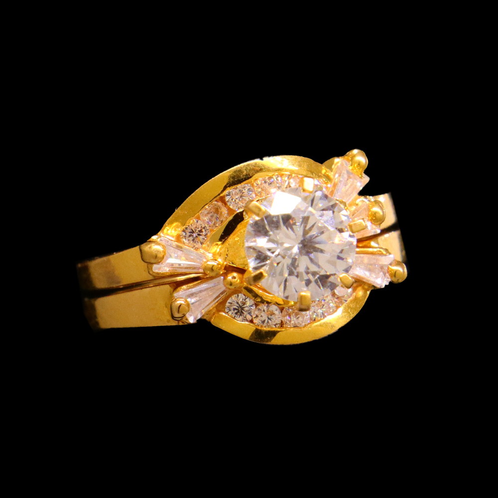 21K Gold Bridal Ring  Set