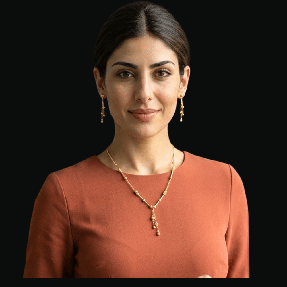 22K Gold Necklace Set     