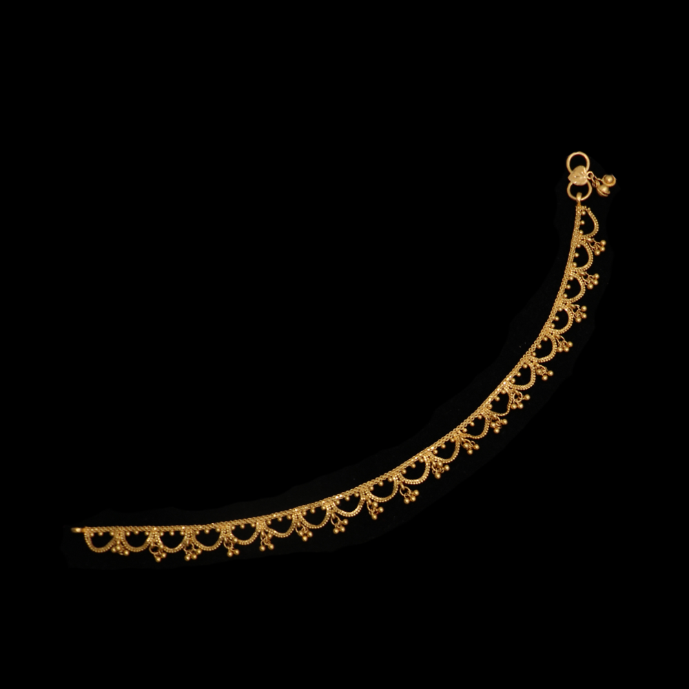 22K Gold Anklet