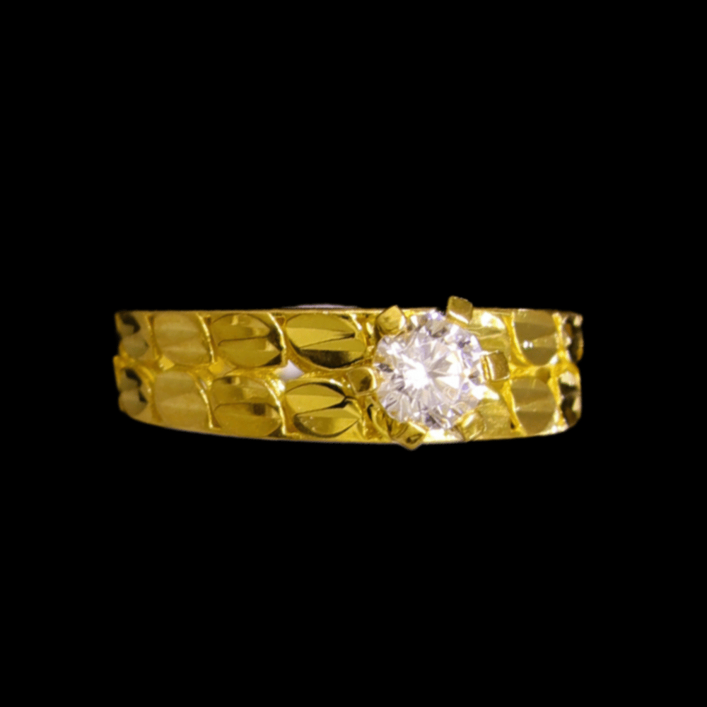 21K Gold Bridal Ring