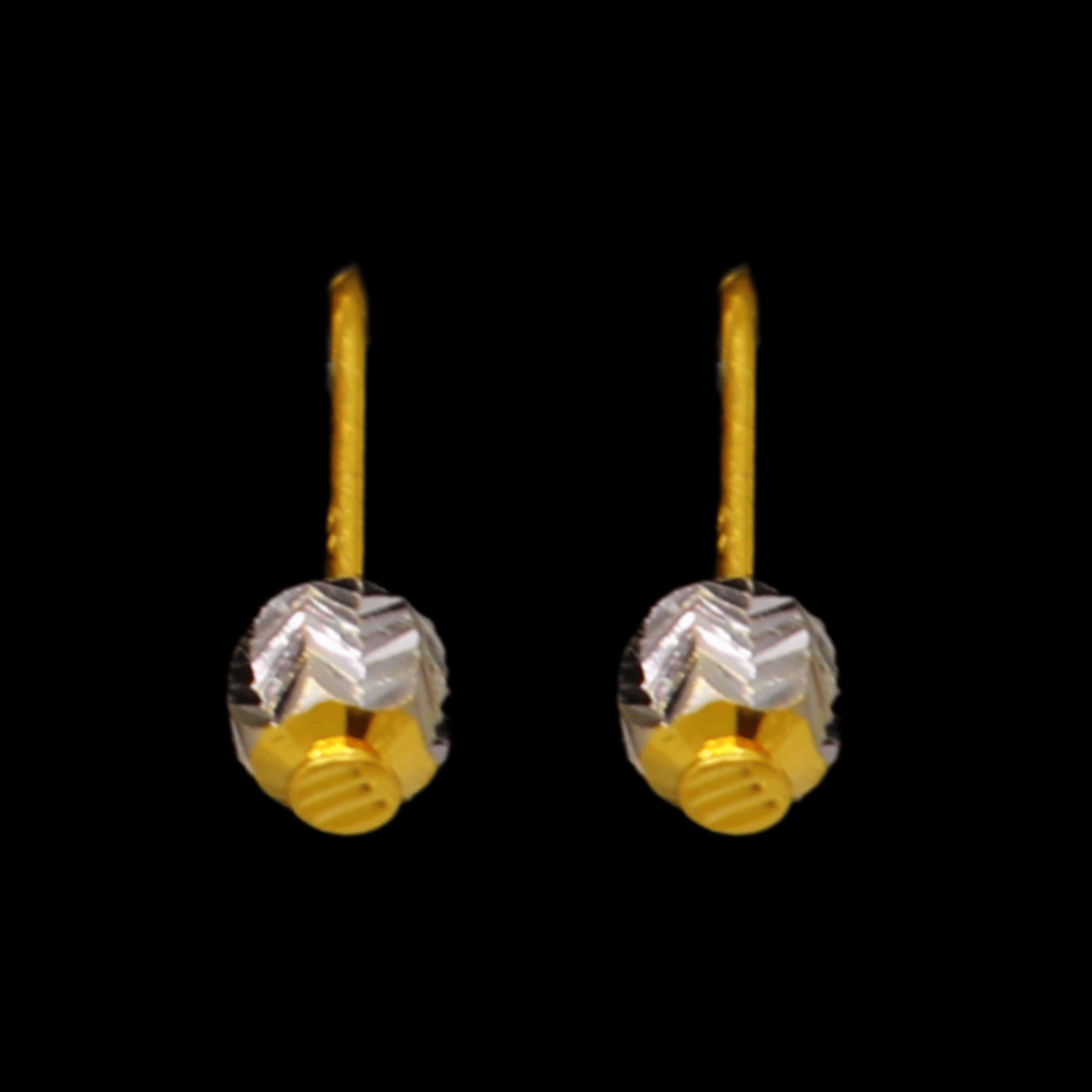 22K Gold Earrings - SW33536