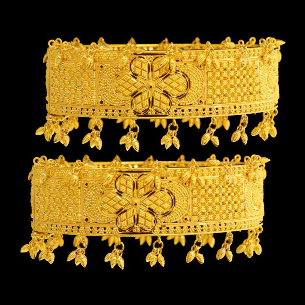 22K Gold Bangle Bracelets