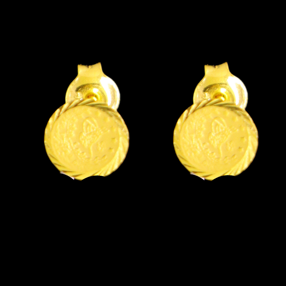 21K Gold Earrings   