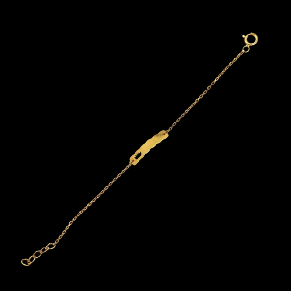 21K Gold Baby Bracelet      