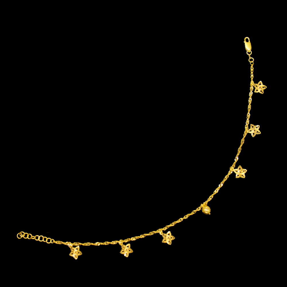 21K Gold Anklet