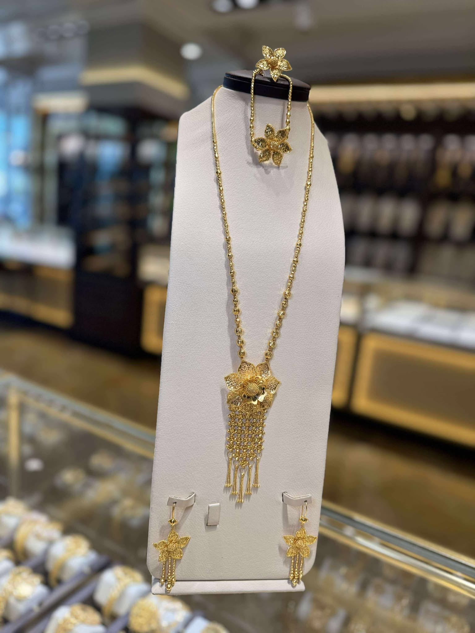21K Gold Necklace Set
