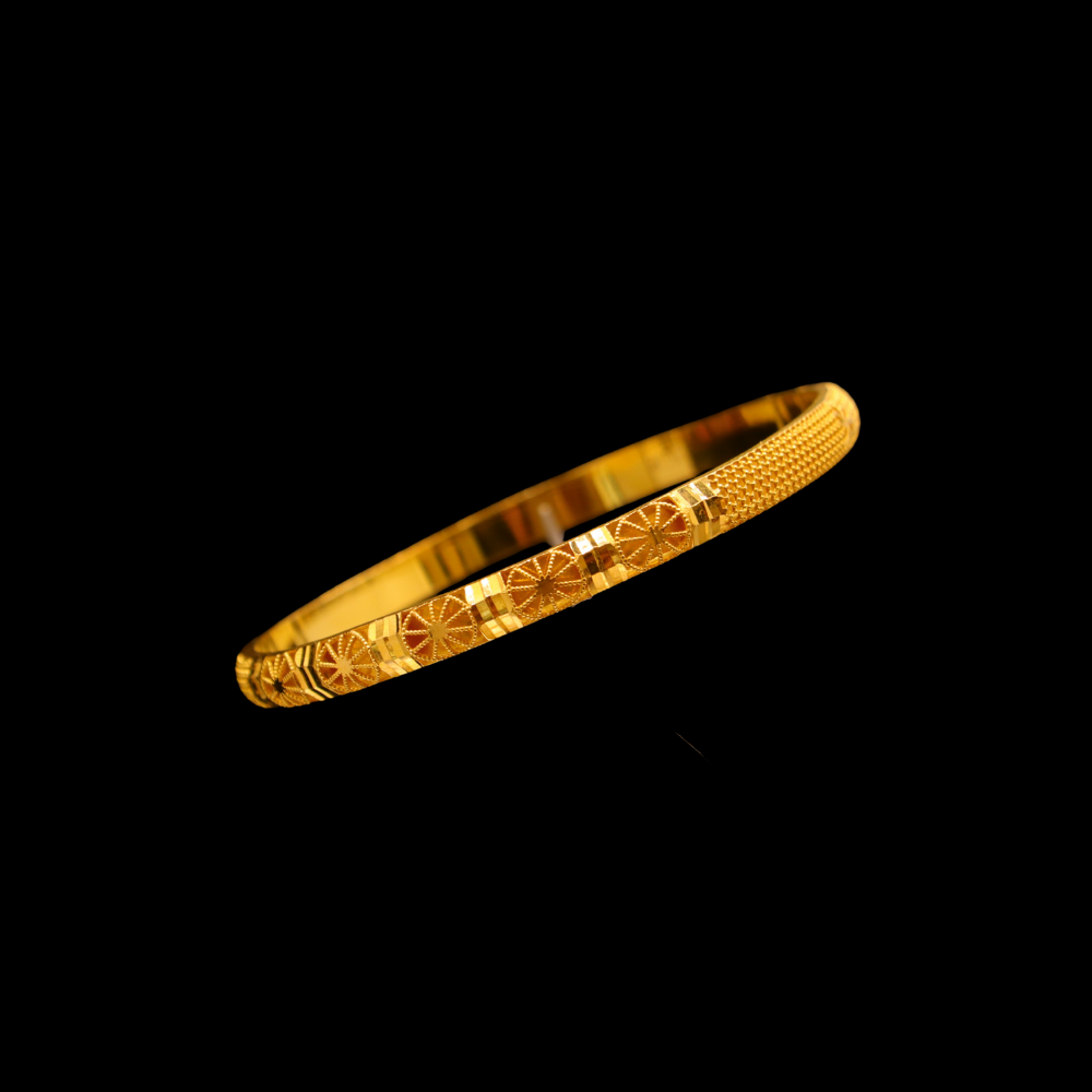 21K Gold Bangle Set OF 1 (M) 