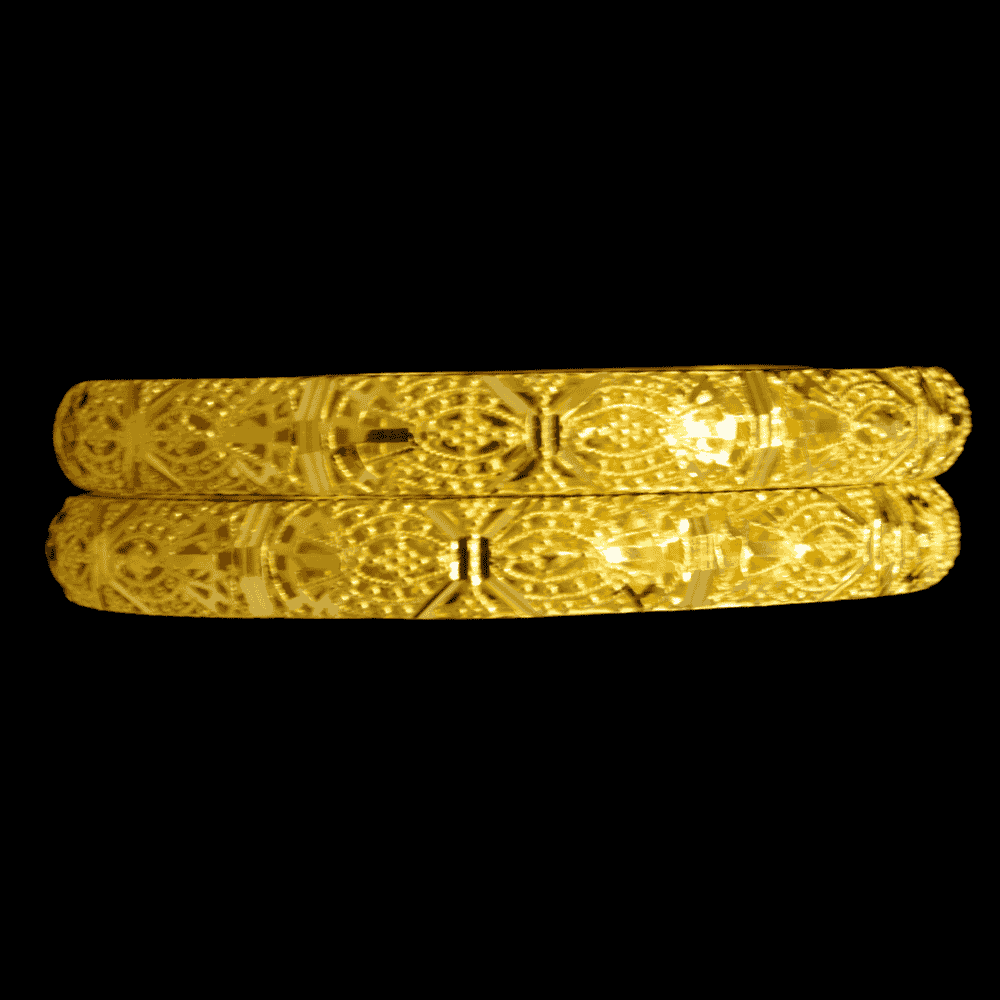 21K Gold Bangle Set (S)