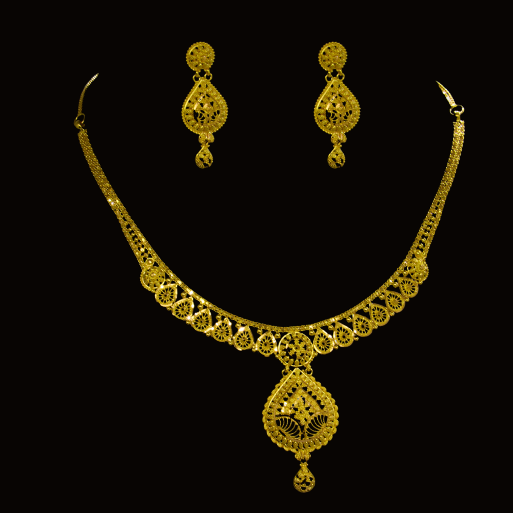 22K Gold Necklace Set