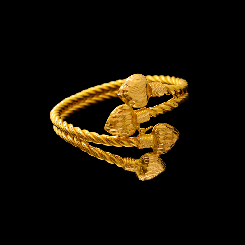 21k Gold Bangle Bracelet   