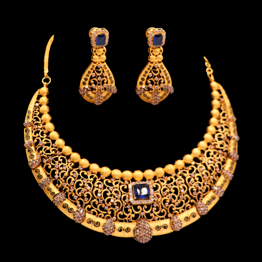 22K Gold Necklace Set  
