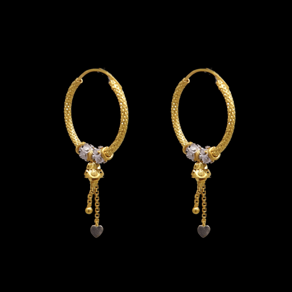 22K Gold Earrings      