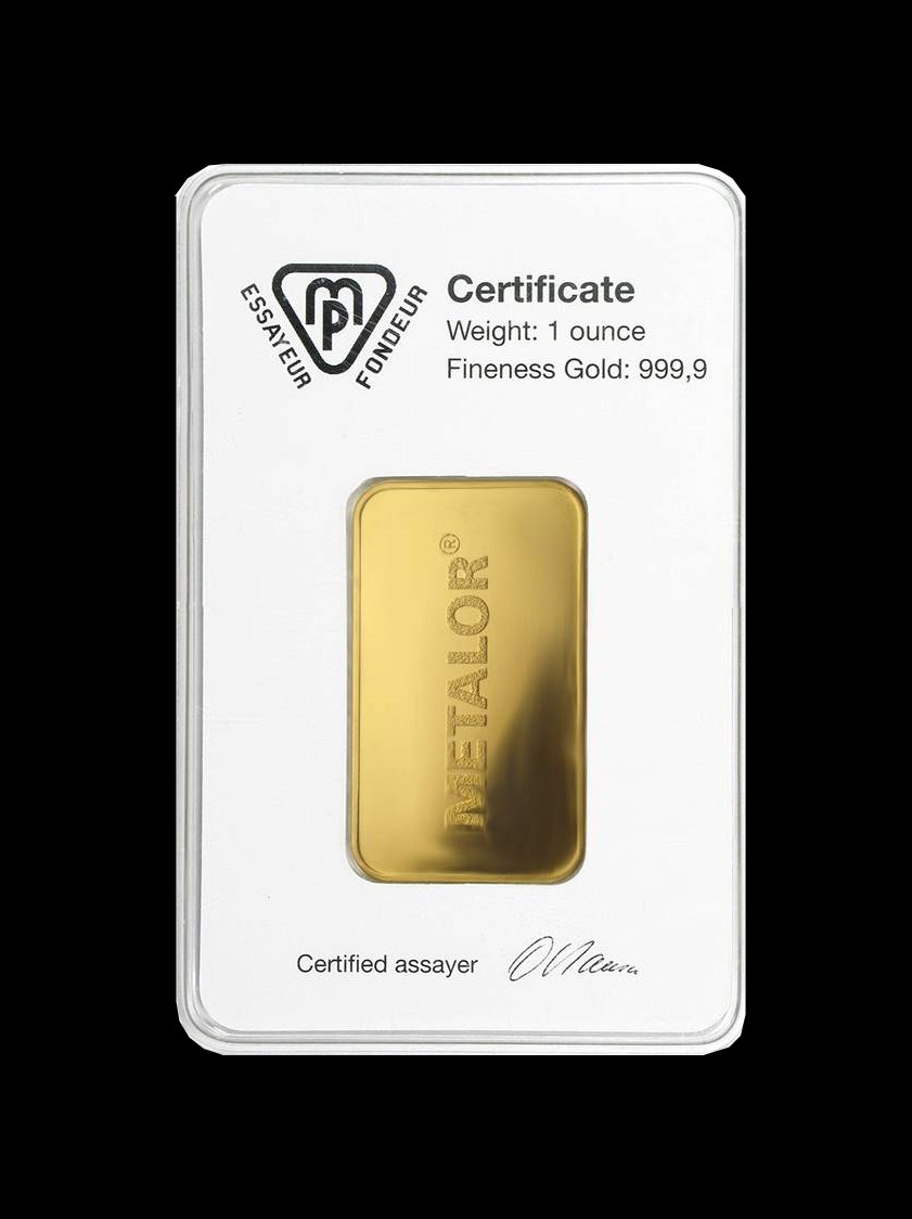 1 oz Metalor Gold Bar