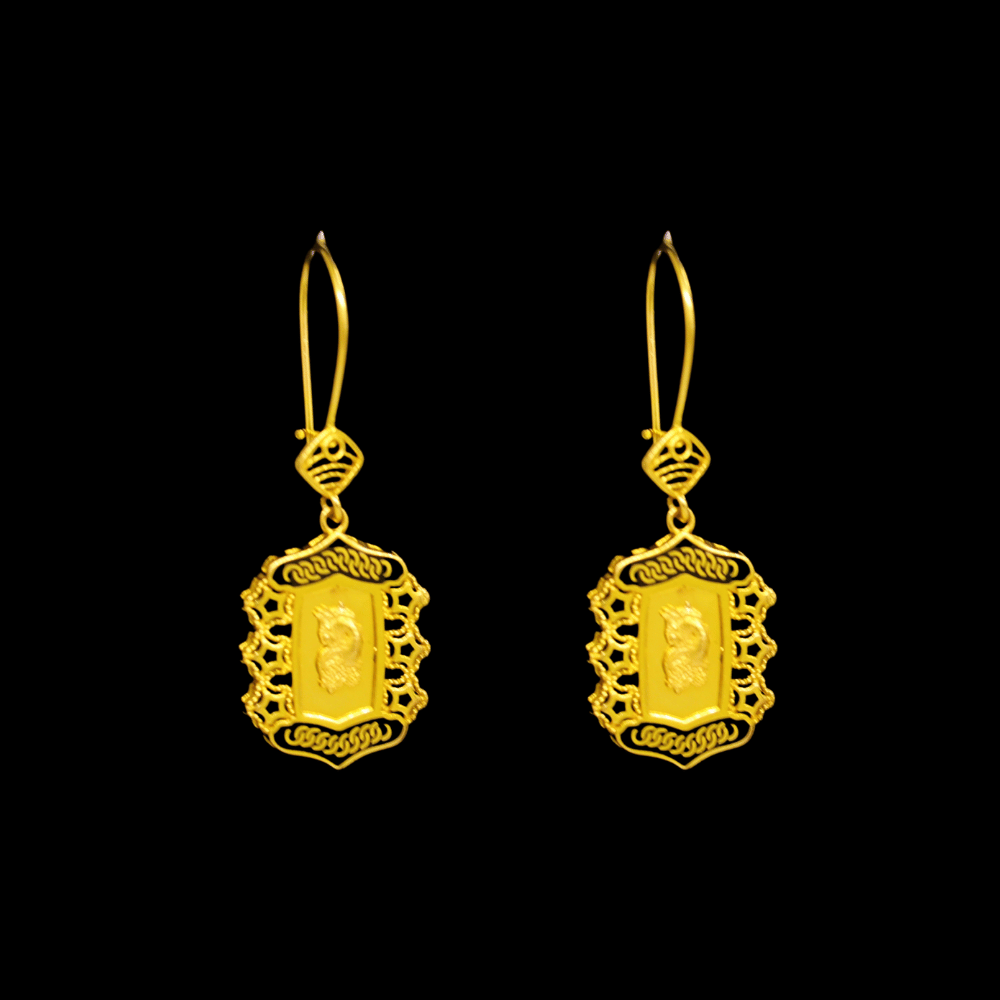 21K Gold Earrings   