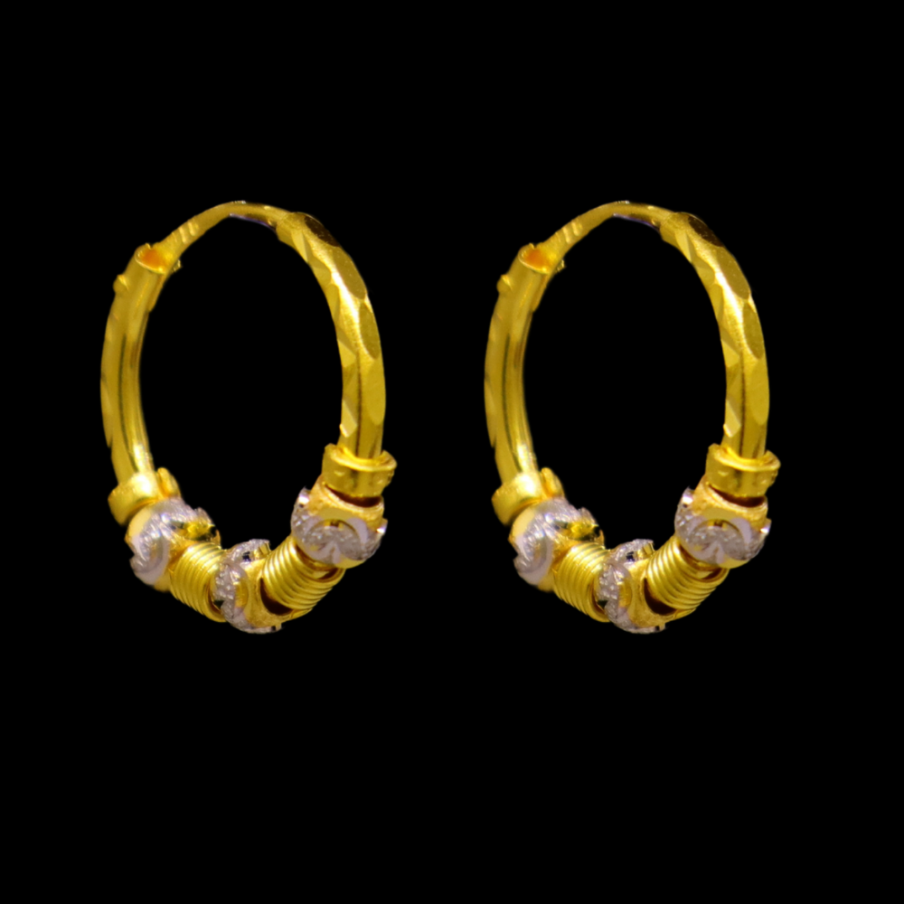 22K Gold Earring