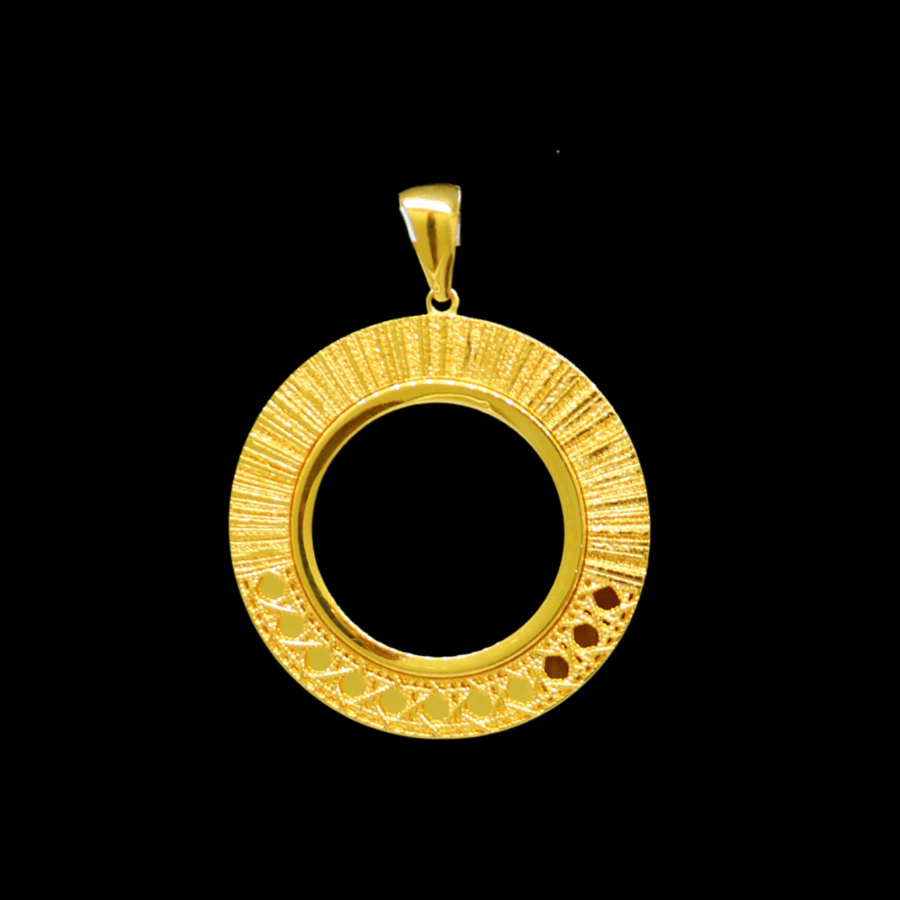 21K Gold Coin Frame   