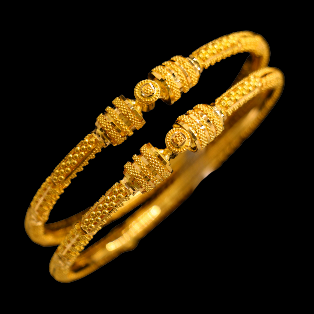 22K Gold Bangle Bracelet