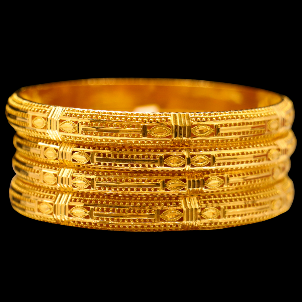 21K Gold Bangle Set (M)