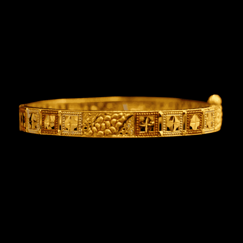 22K Gold Bangle Bracelet | SB25656