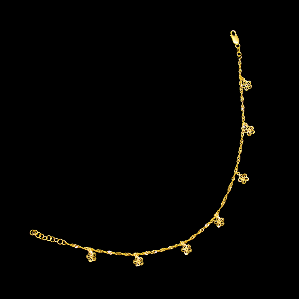 21K Gold Anklet