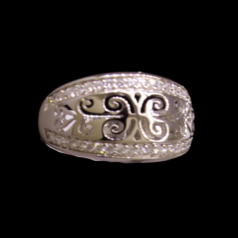 18K White Gold Ring   