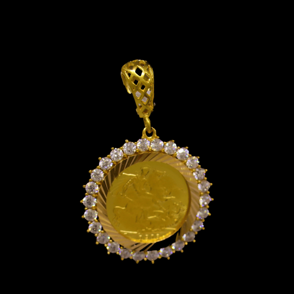 21K Gold Pendant
