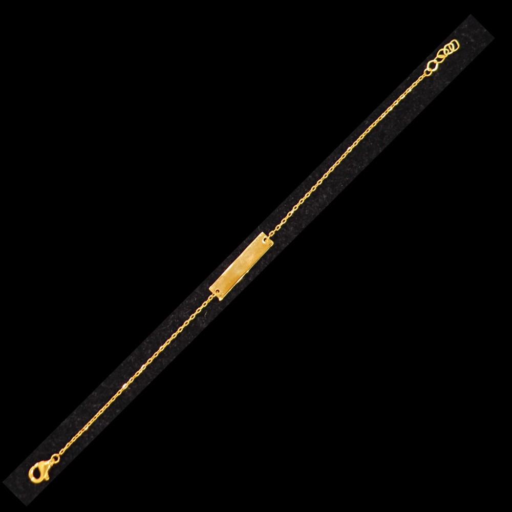21K Gold Baby Bracelet    