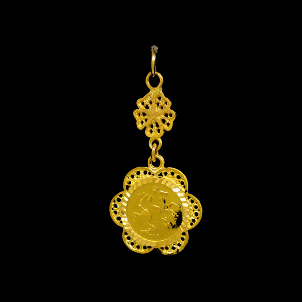 21K Gold Pendant  