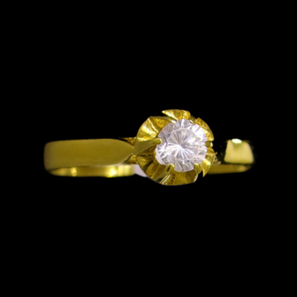 18K Gold Bridal Ring     