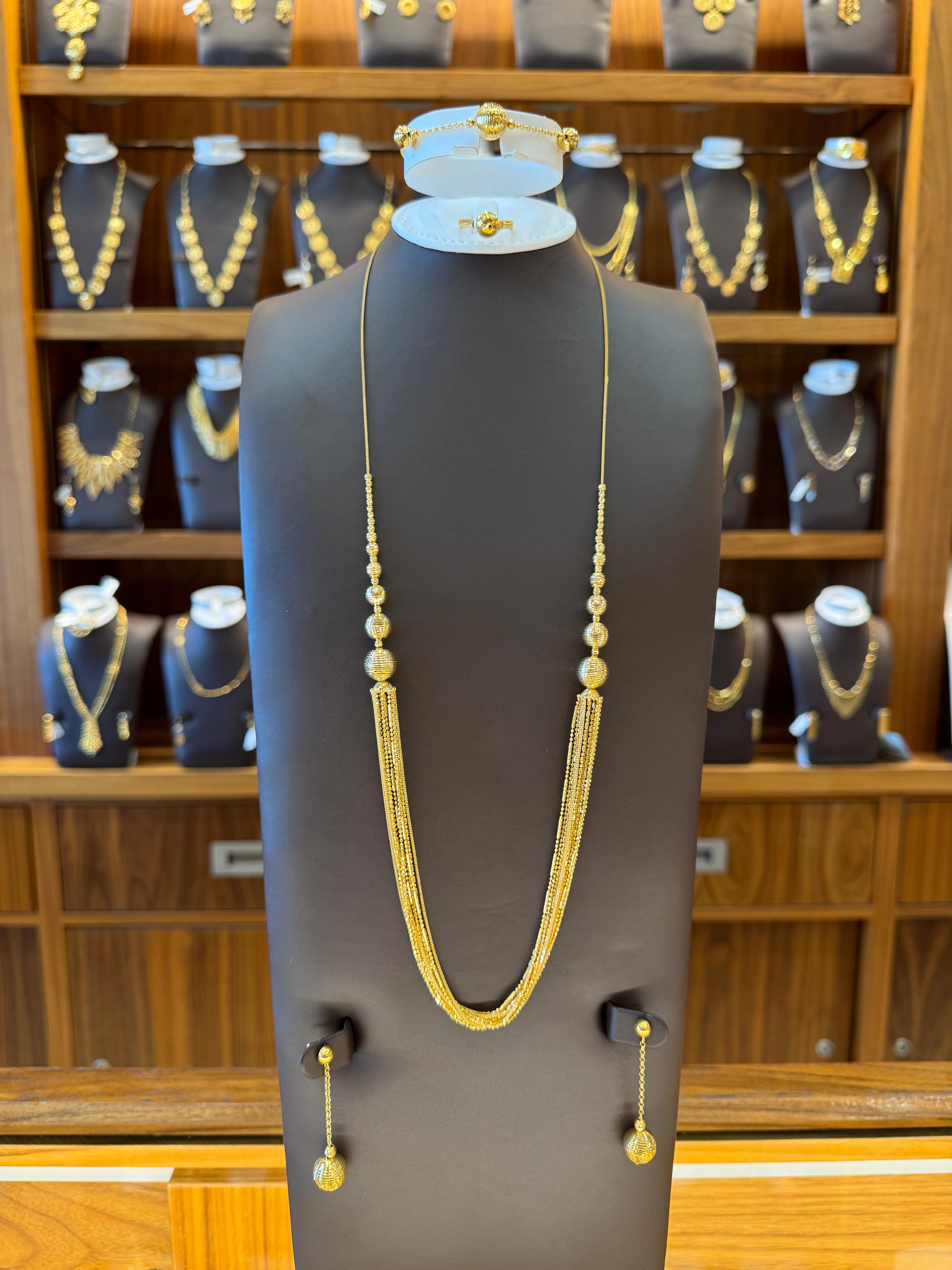 21K Gold Necklace Set